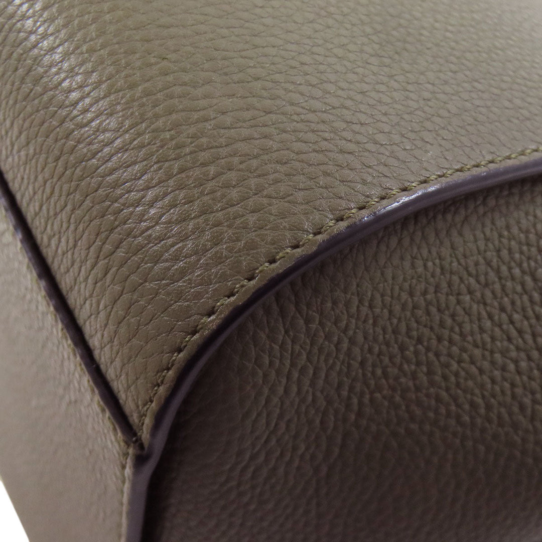 LOEWE Handbag Calfskin green Hammock mini 2WAY Women Used Authentic