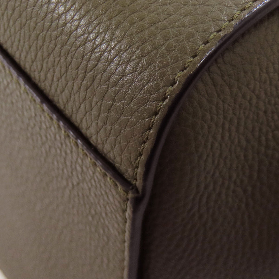 LOEWE Handbag Calfskin green Hammock mini 2WAY Women Used Authentic