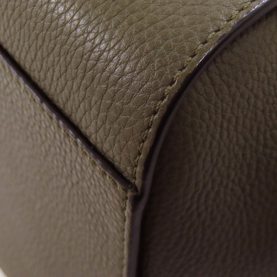 LOEWE Handbag Calfskin green Hammock mini 2WAY Women Used Authentic
