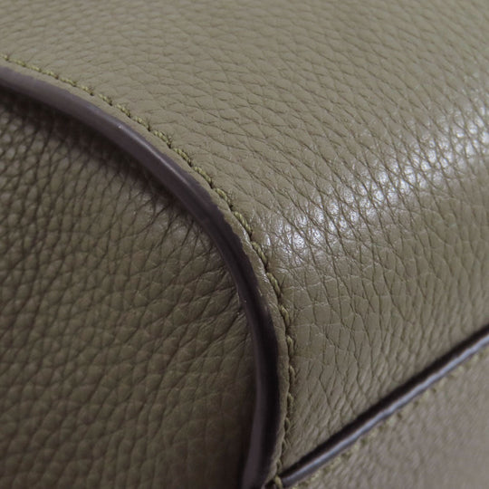LOEWE Handbag Calfskin green Hammock mini 2WAY Women Used Authentic
