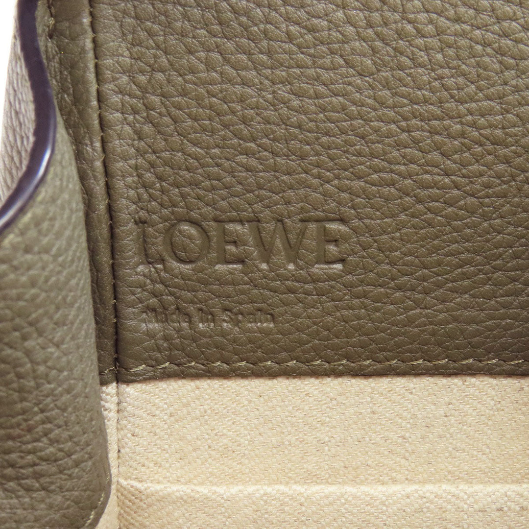 LOEWE Handbag Calfskin green Hammock mini 2WAY Women Used Authentic