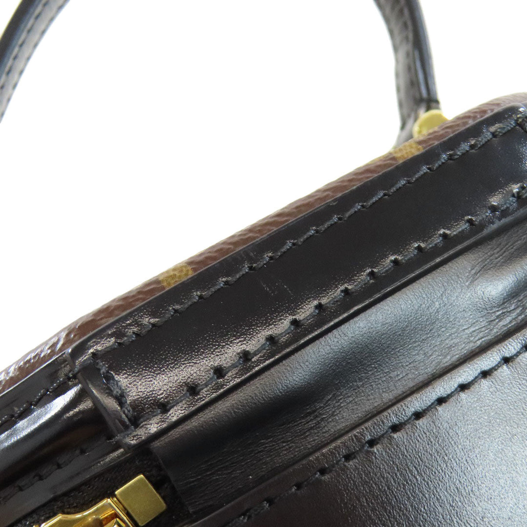 LOUIS VUITTON Handbag M43986 Monogram reverse Brown Cannes Women Used Authentic