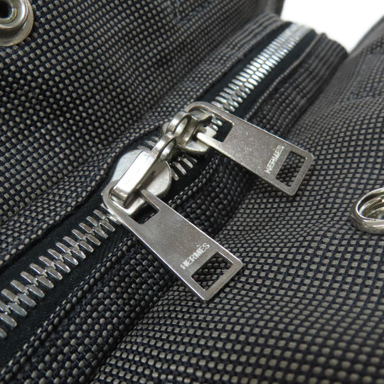 HERMES Backpack canvas gray Her Line add PM Women Used Authentic