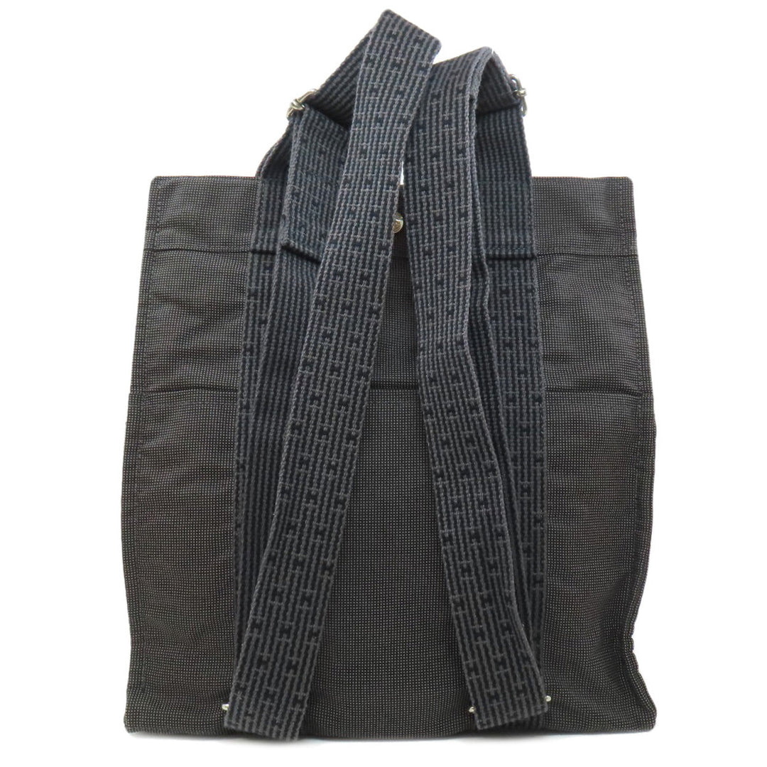 HERMES Backpack canvas gray Her Line ad MM
