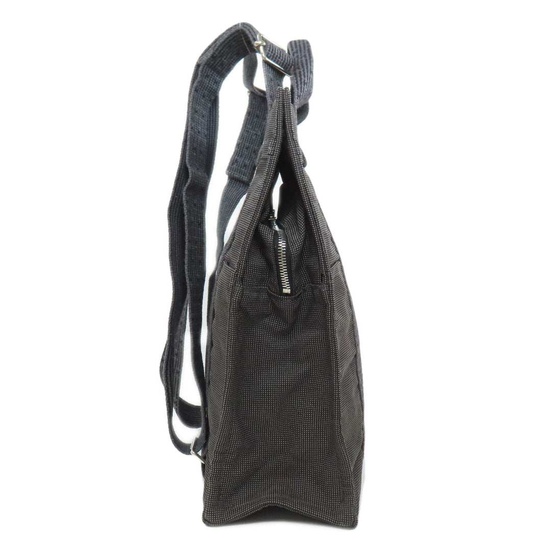 HERMES Backpack canvas gray Her Line ad MM