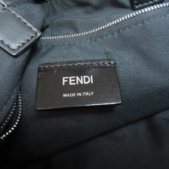 FENDI Backpack canvas beige logo Women Used Authentic