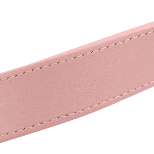 BVLGARI Handbag leather pink Semperti Ellipse Small 2WAY Women Used Authentic