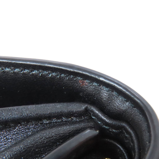 GUCCI Bifold Wallet 723799 leather black GG matelasse