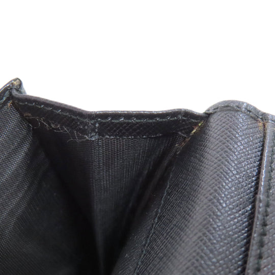 PRADA Card Case Safiano black logoMetal
