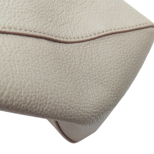 Furla Shoulder Bag leather gray one belt