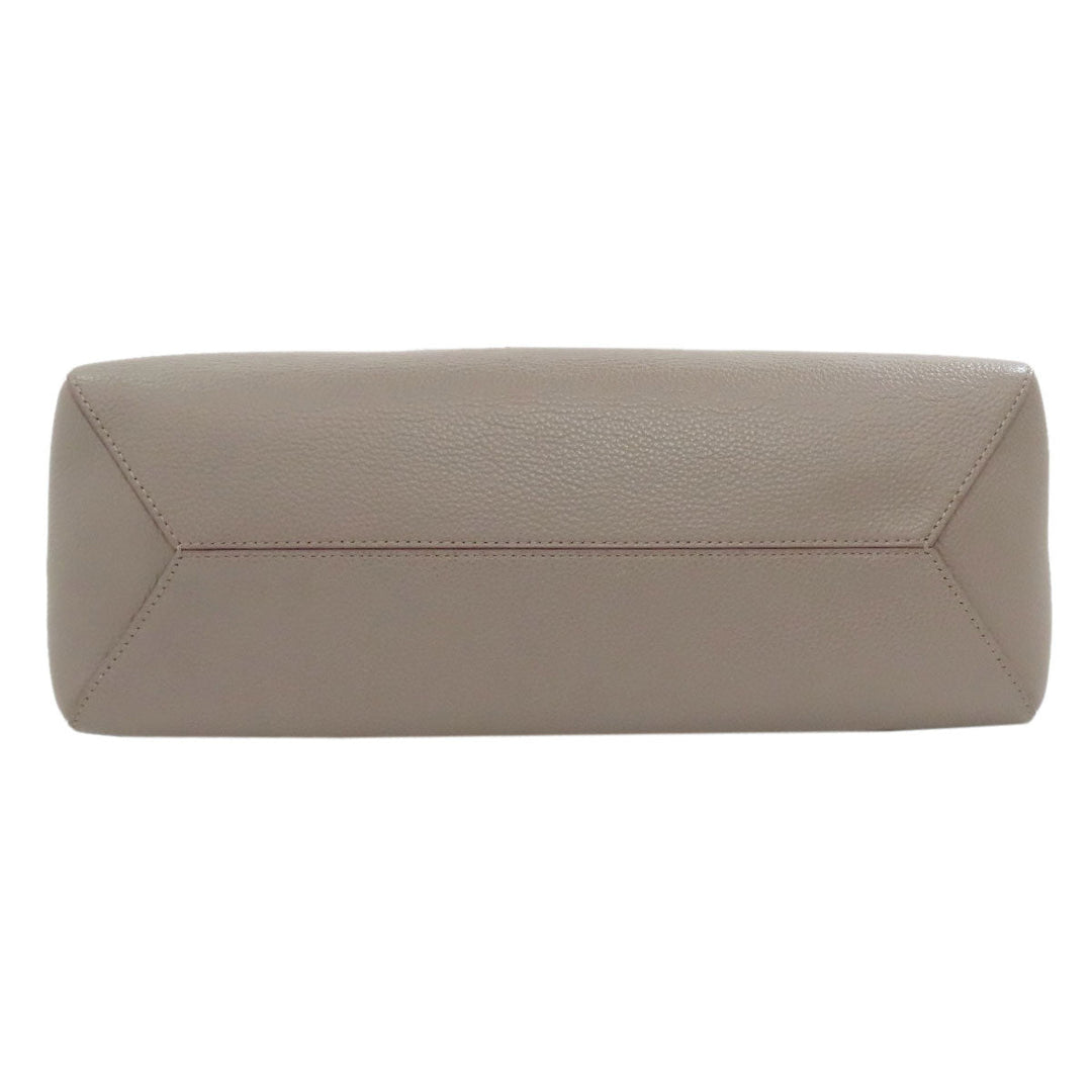 Furla Shoulder Bag leather gray one belt