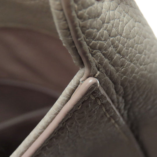 Furla Shoulder Bag leather gray one belt