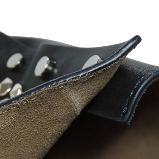 JIMMY CHOO Tote Bag leather black Studs
