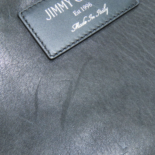 JIMMY CHOO Tote Bag leather black Studs