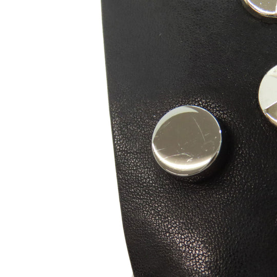 JIMMY CHOO Tote Bag leather black Studs
