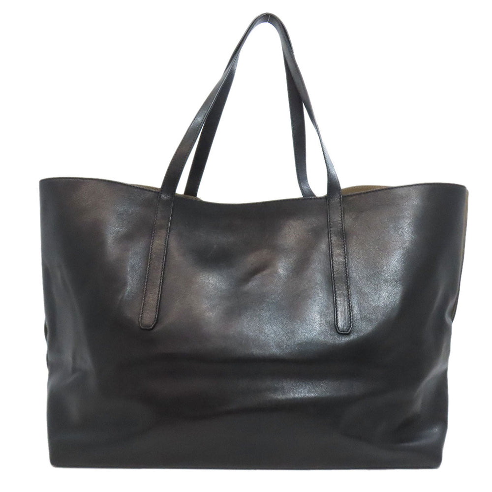 JIMMY CHOO Tote Bag leather black Studs