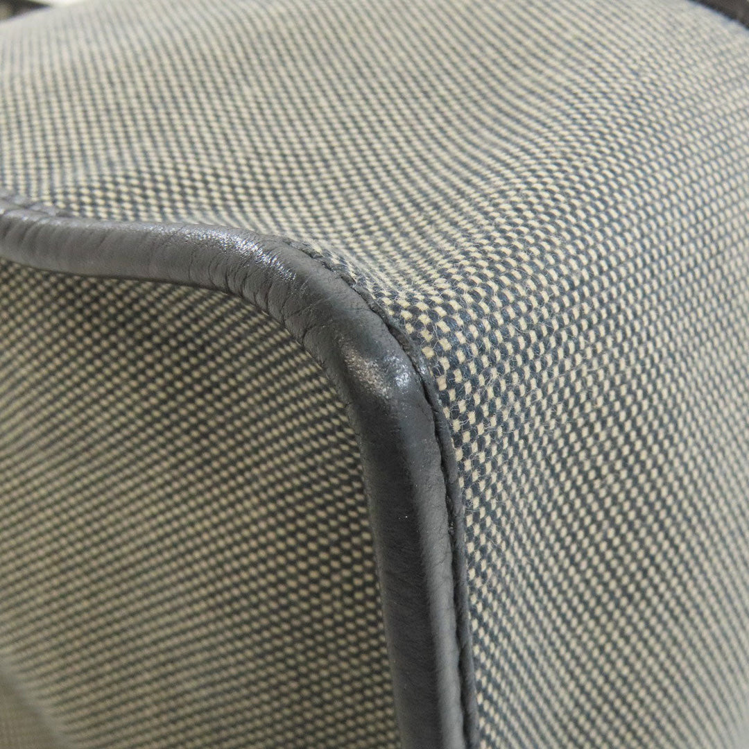 FENDI Handbag canvas gray logo