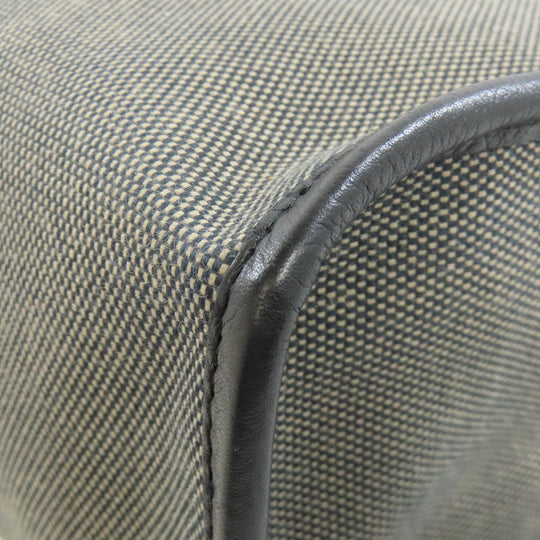 FENDI Handbag canvas gray logo