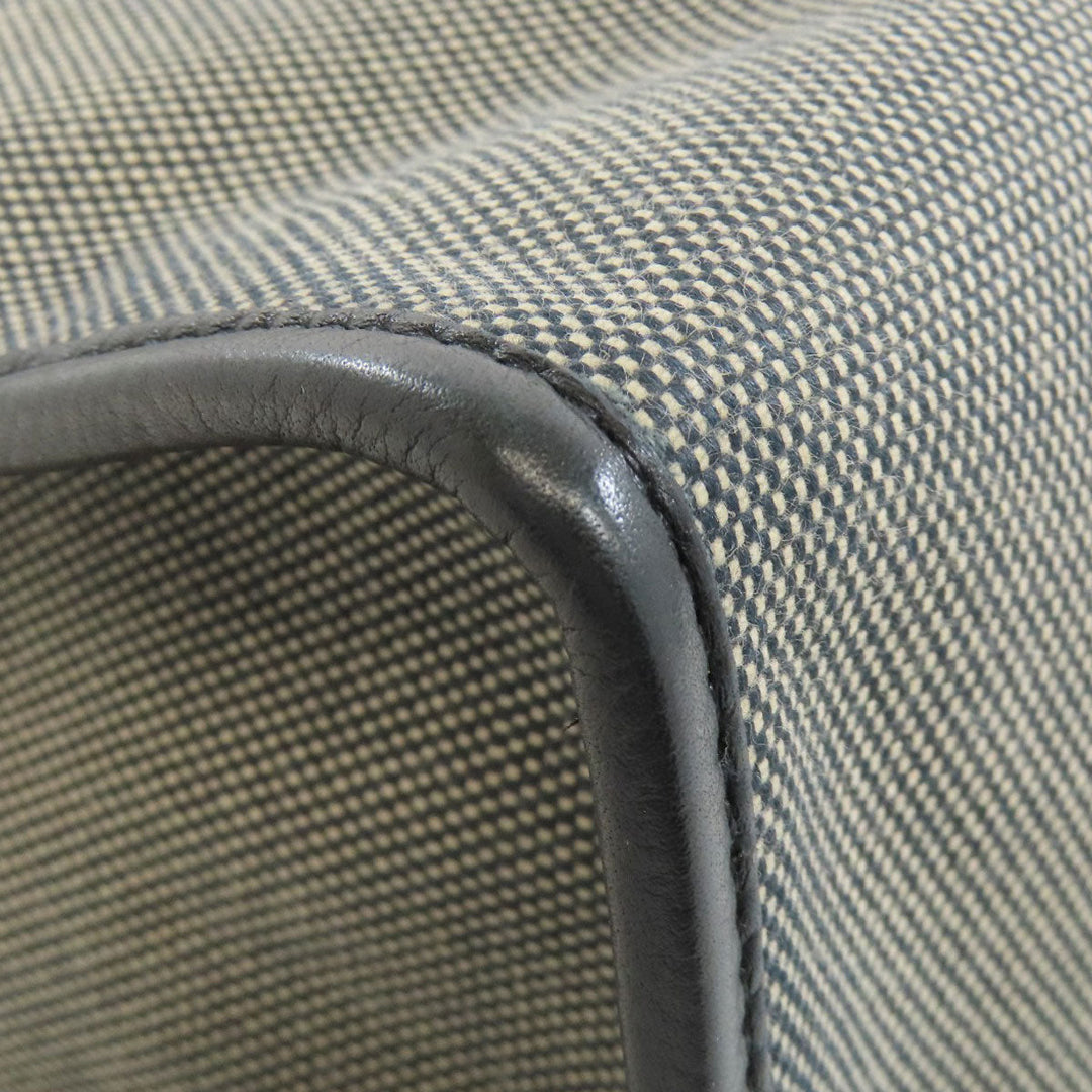 FENDI Handbag canvas gray logo