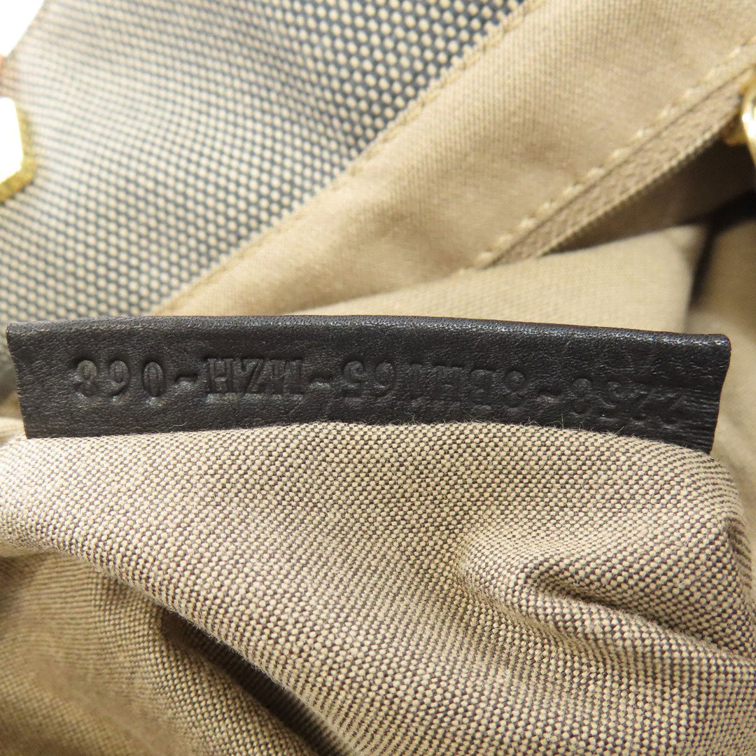 FENDI Handbag canvas gray logo
