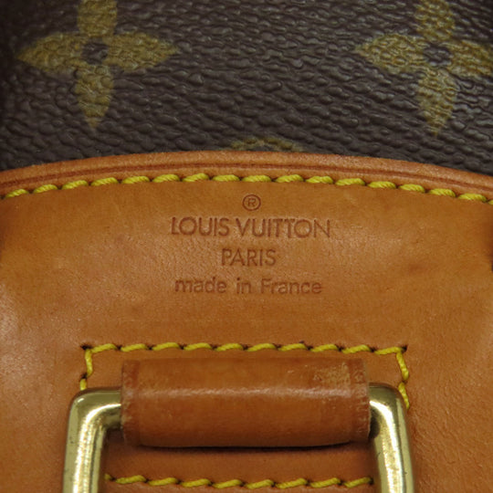 LOUIS VUITTON Backpack M51137 Monogram canvas Brown Mini Montsouris Women Used Authentic