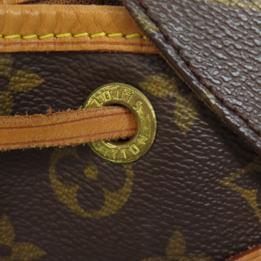 LOUIS VUITTON Backpack M51137 Monogram canvas Brown Mini Montsouris Women Used Authentic