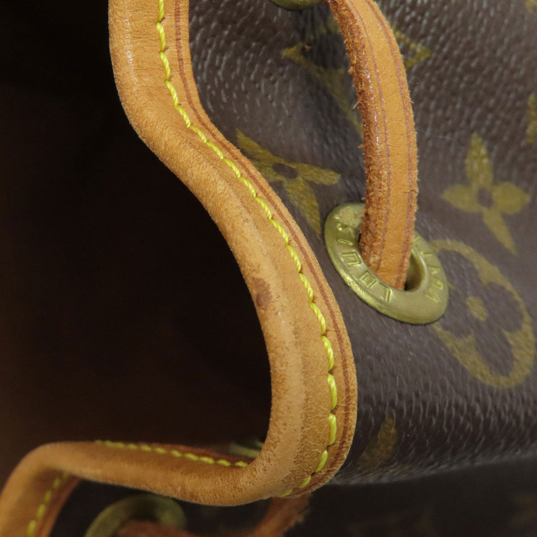LOUIS VUITTON Backpack M51137 Monogram canvas Brown Mini Montsouris Women Used Authentic