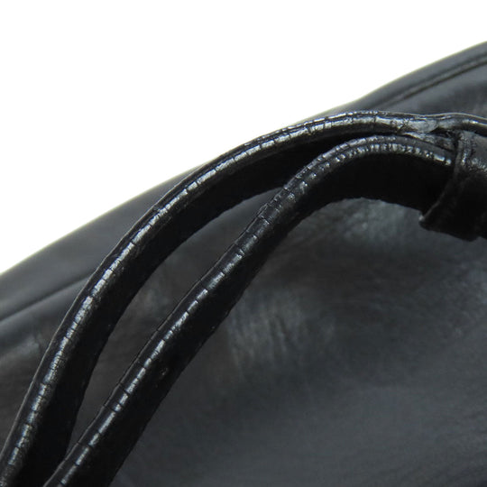 PRADA Shoulder Bag Calfskin black Fiocco Women Used Authentic