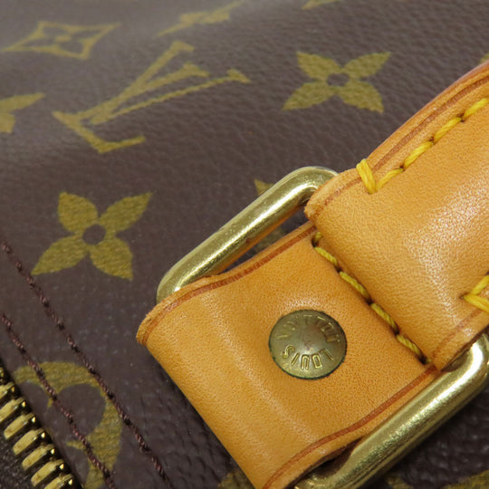 LOUIS VUITTON Boston Duffel bag M41416 Monogram canvas Brown Keepall 50 Women Used Authentic