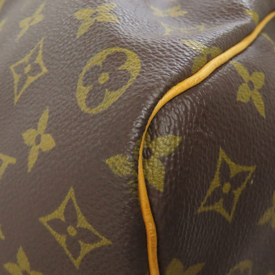 LOUIS VUITTON Boston Duffel bag M41416 Monogram canvas Brown Keepall 50 Women Used Authentic
