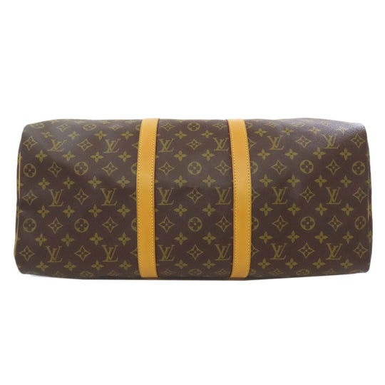LOUIS VUITTON Boston Duffel bag M41416 Monogram canvas Brown Keepall 50 Women Used Authentic