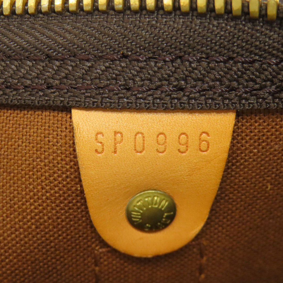 LOUIS VUITTON Boston Duffel bag M41416 Monogram canvas Brown Keepall 50 Women Used Authentic