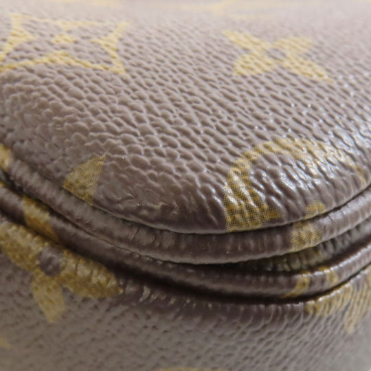 LOUIS VUITTON Handbag M44875 Monogram canvas Brown Pochette Metis MM Women Used Authentic