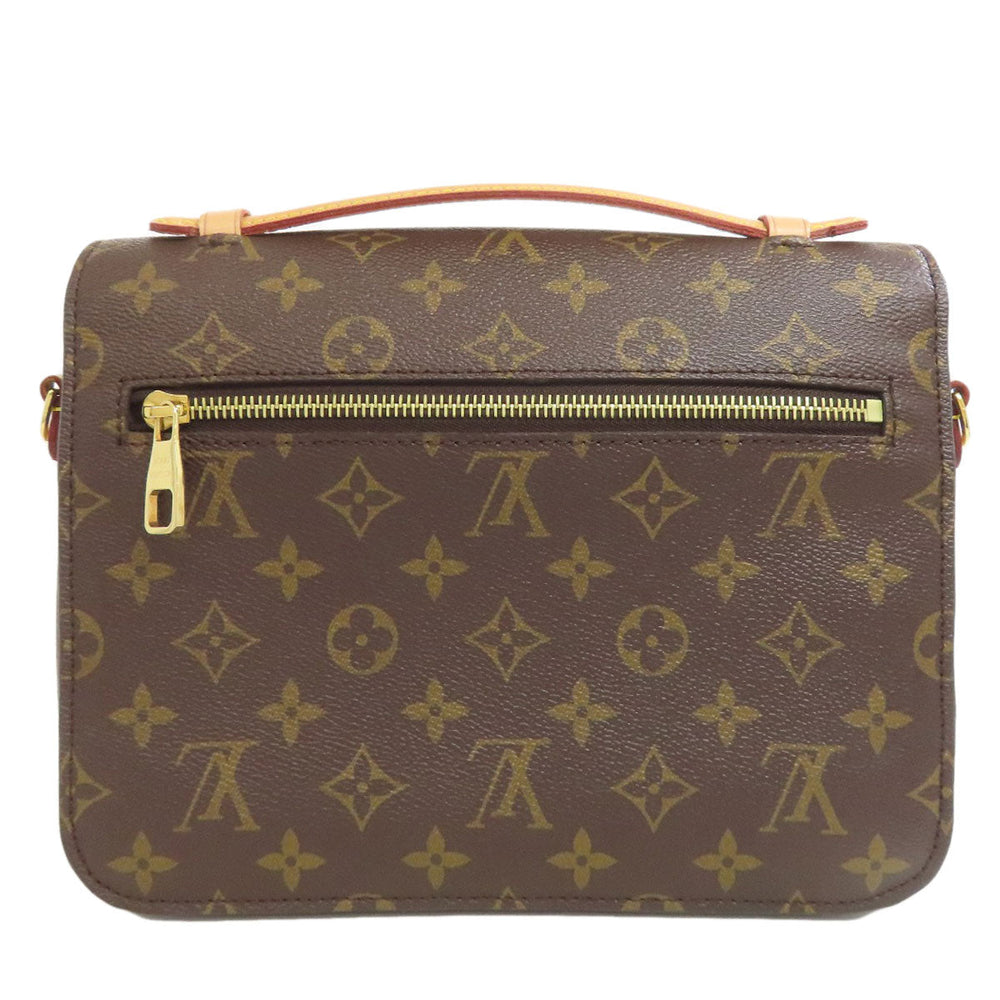 LOUIS VUITTON Handbag M44875 Monogram canvas Brown Pochette Metis MM Women Used Authentic
