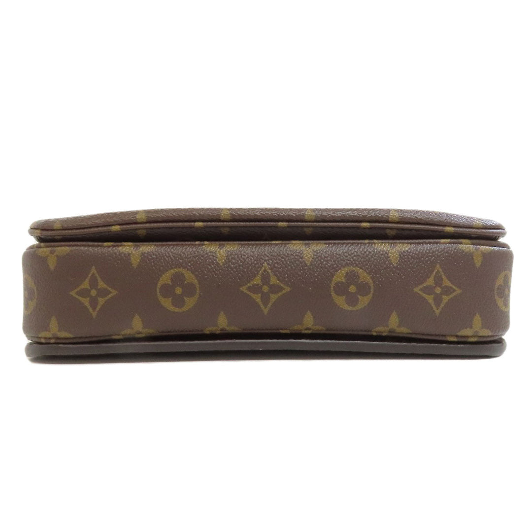 LOUIS VUITTON Handbag M44875 Monogram canvas Brown Pochette Metis MM Women Used Authentic