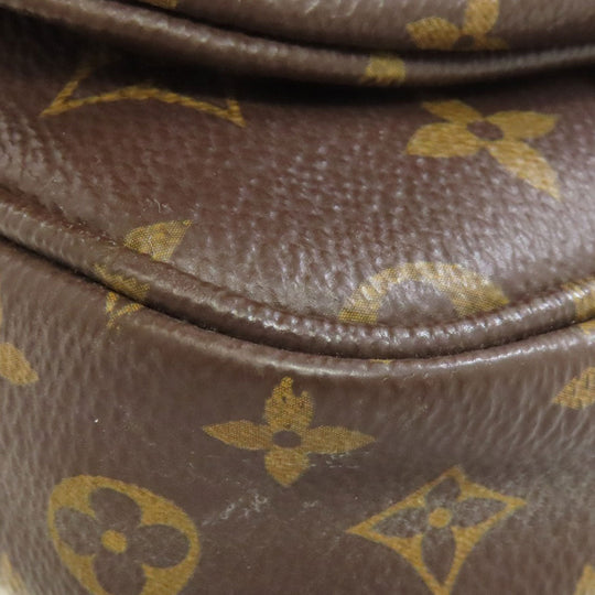LOUIS VUITTON Shoulder Bag M44840 Monogram canvas Brown Multi Pochette Accessoires Women Used Authentic