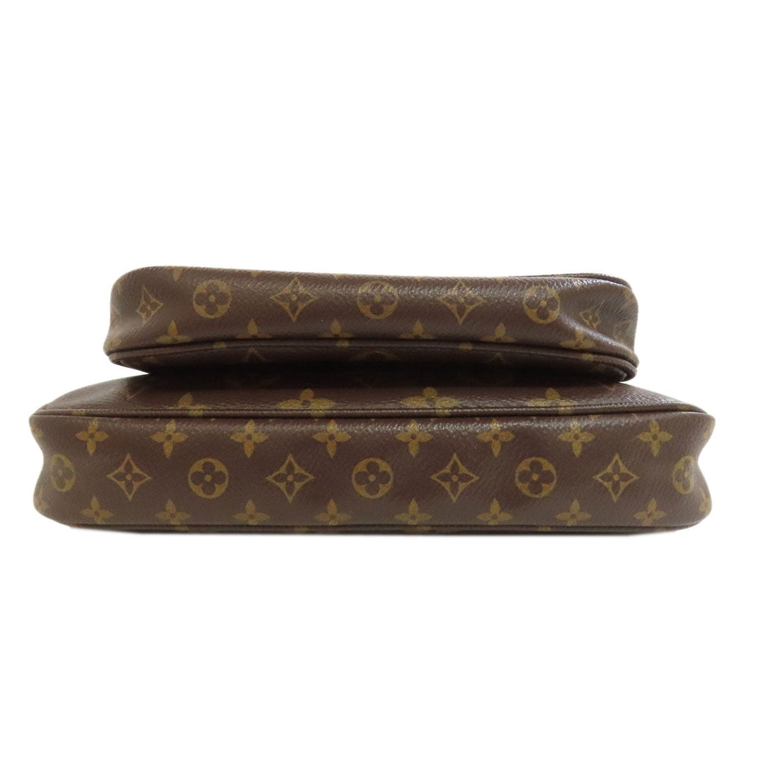 LOUIS VUITTON Shoulder Bag M44840 Monogram canvas Brown Multi Pochette Accessoires Women Used Authentic