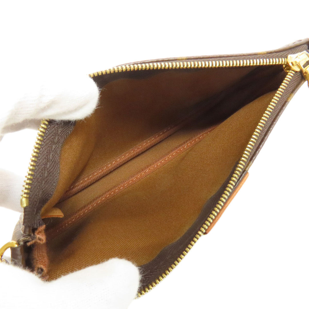 LOUIS VUITTON Shoulder Bag M44840 Monogram canvas Brown Multi Pochette Accessoires Women Used Authentic