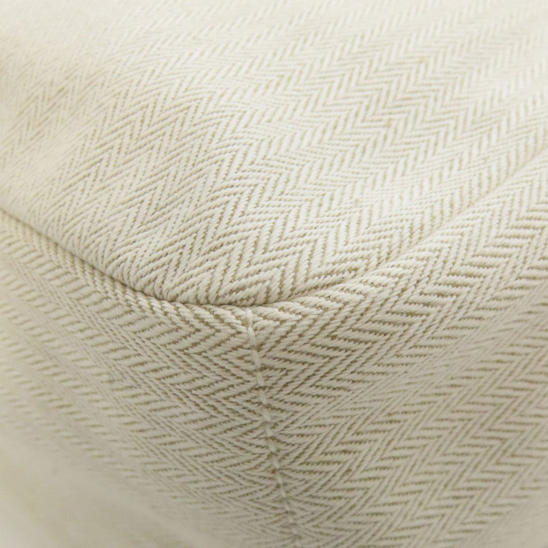HERMES Accessory pouch Towal chevron beige fullby 25 bag in bag