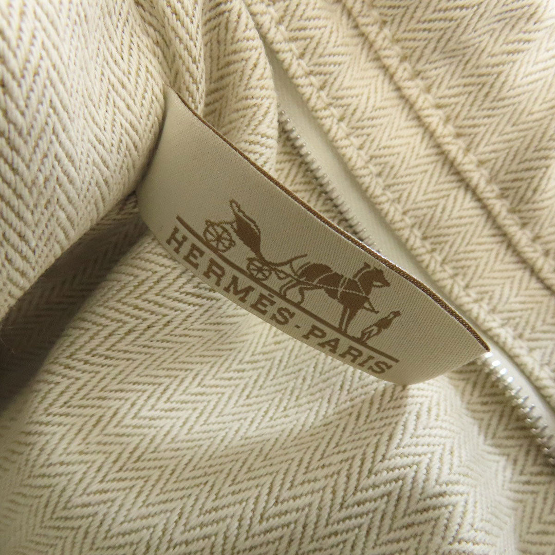 HERMES Accessory pouch Towal chevron beige fullby 25 bag in bag