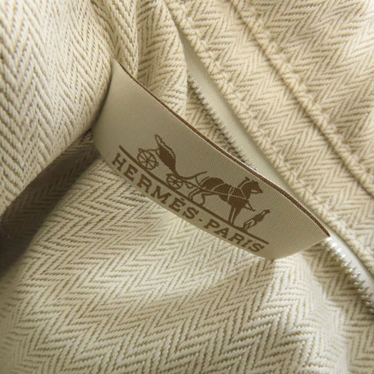 HERMES Accessory pouch Towal chevron beige fullby 25 bag in bag