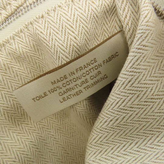 HERMES Accessory pouch Towal chevron beige fullby 25 bag in bag