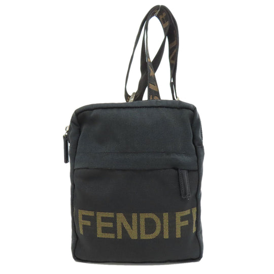FENDI Shoulder Bag Nylon black logo