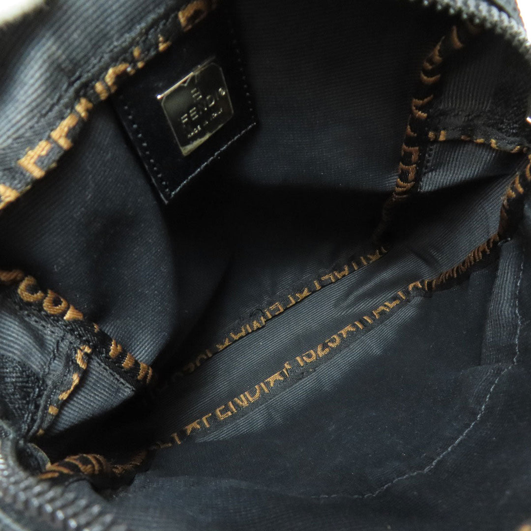 FENDI Shoulder Bag Nylon black logo