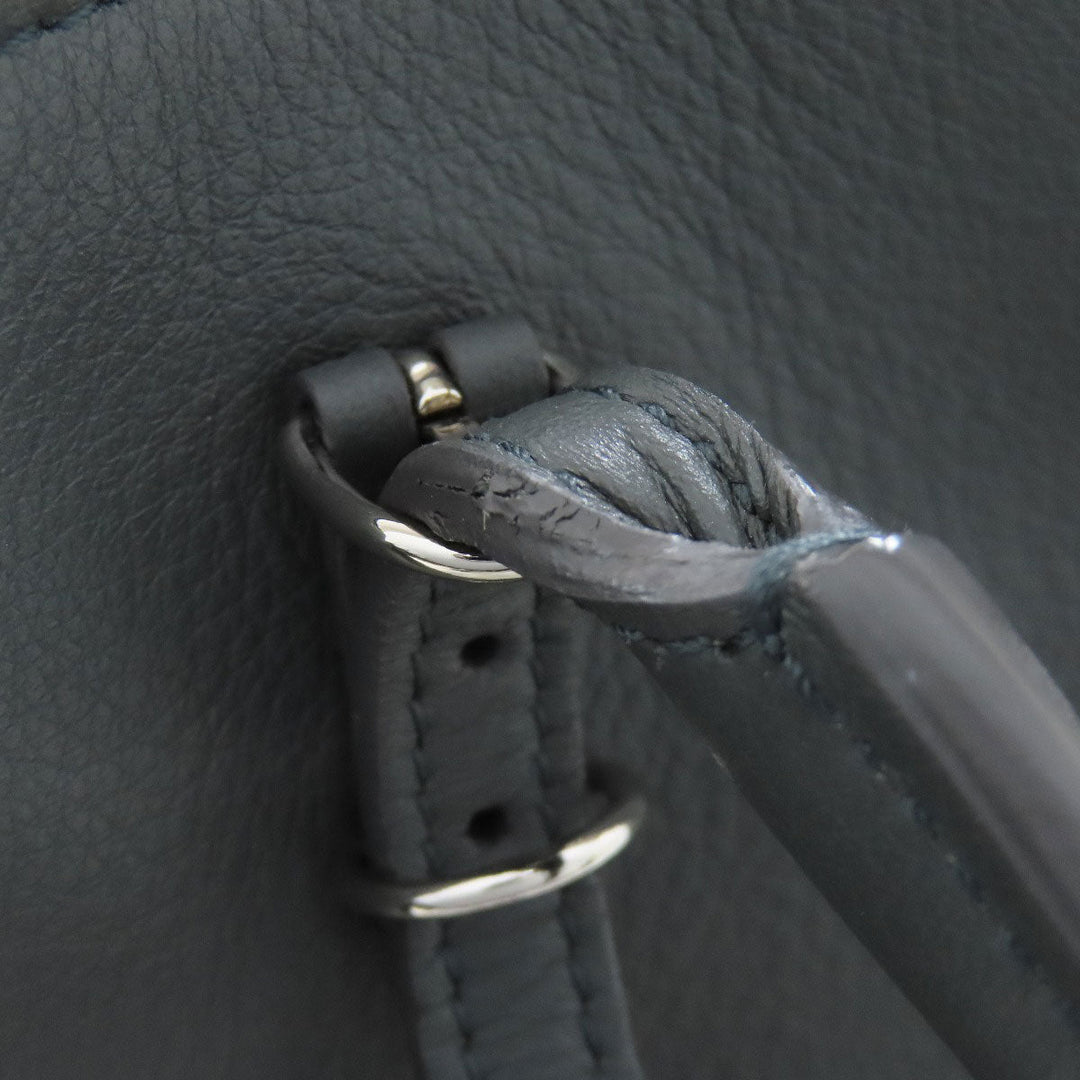 BALENCIAGA Tote Bag 432596 Calfskin gray Paper B4 Zip Around 2WAY Women Used Authentic