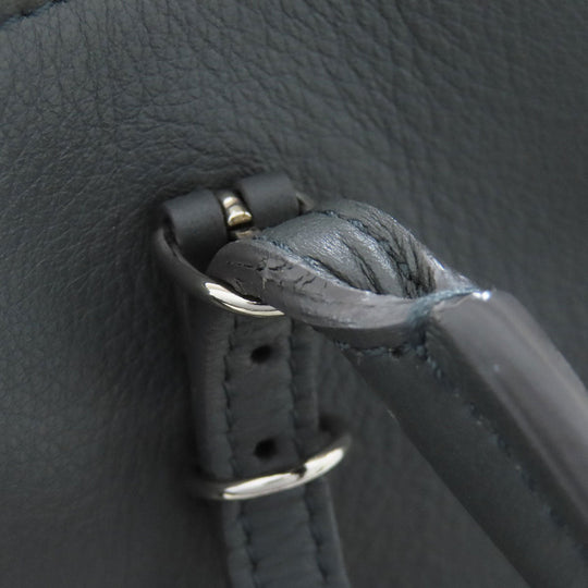 BALENCIAGA Tote Bag 432596 Calfskin gray Paper B4 Zip Around 2WAY Women Used Authentic