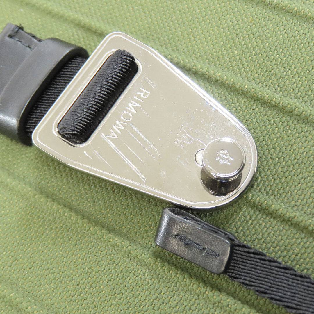 RIMOWA Backpack canvas green logo