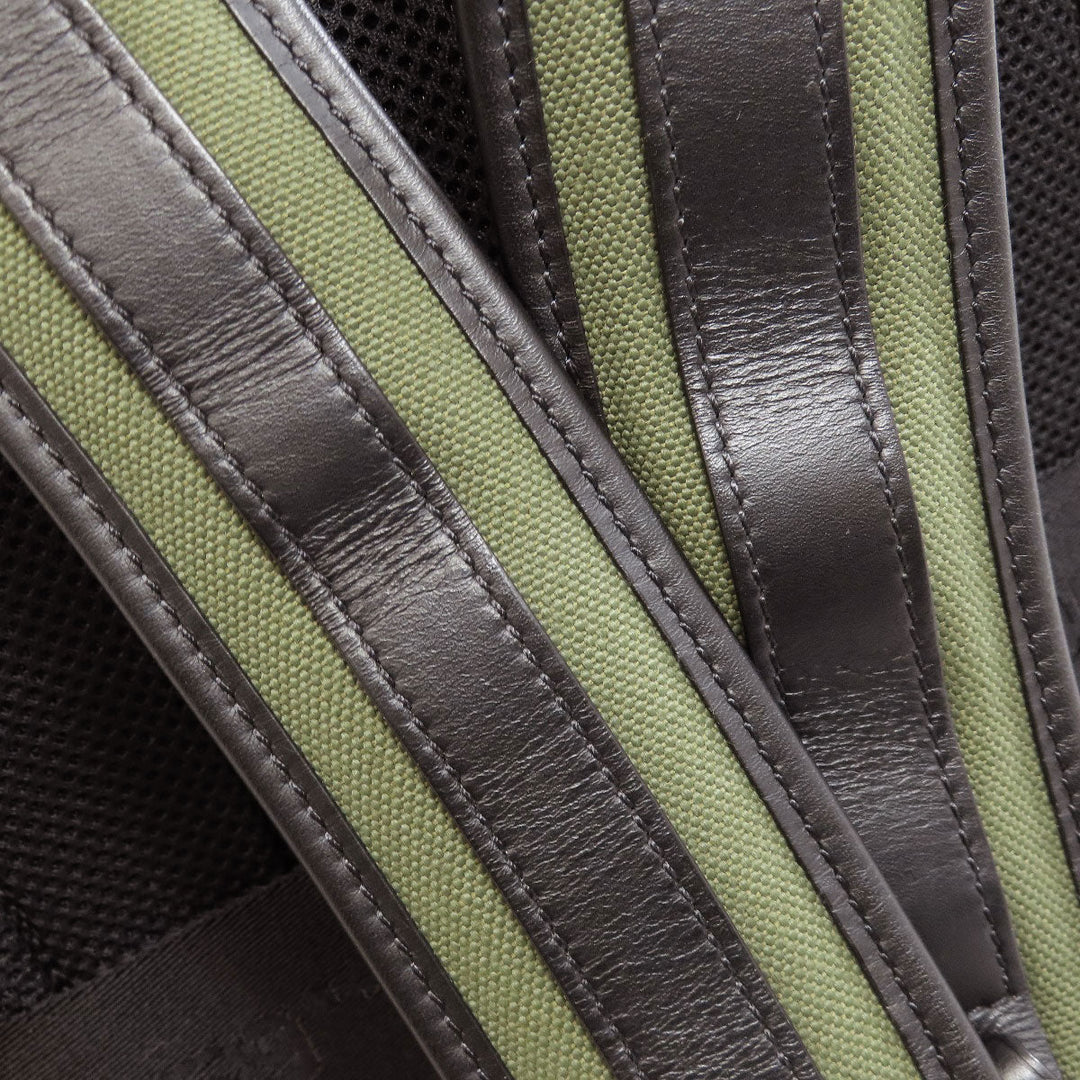RIMOWA Backpack canvas green logo