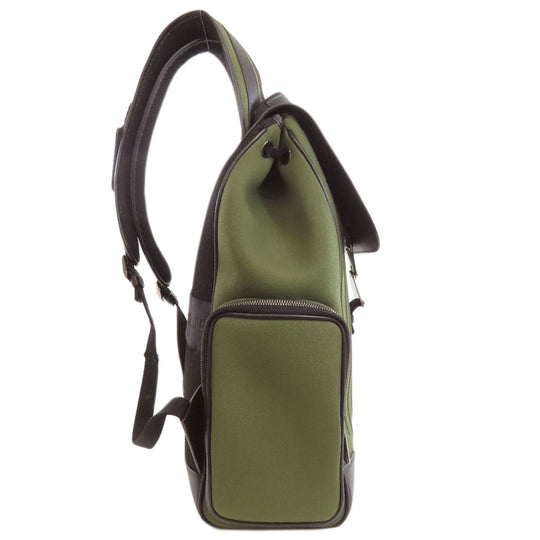 RIMOWA Backpack canvas green logo