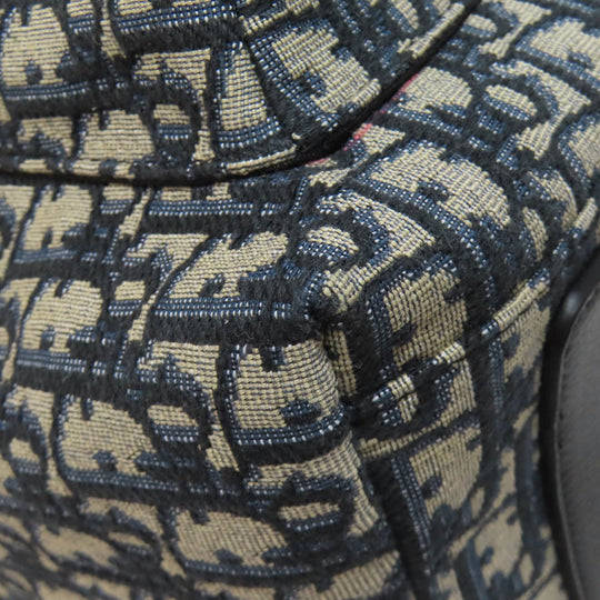 Christian Dior Backpack canvas blue Trotter Pattern Women Used Authentic
